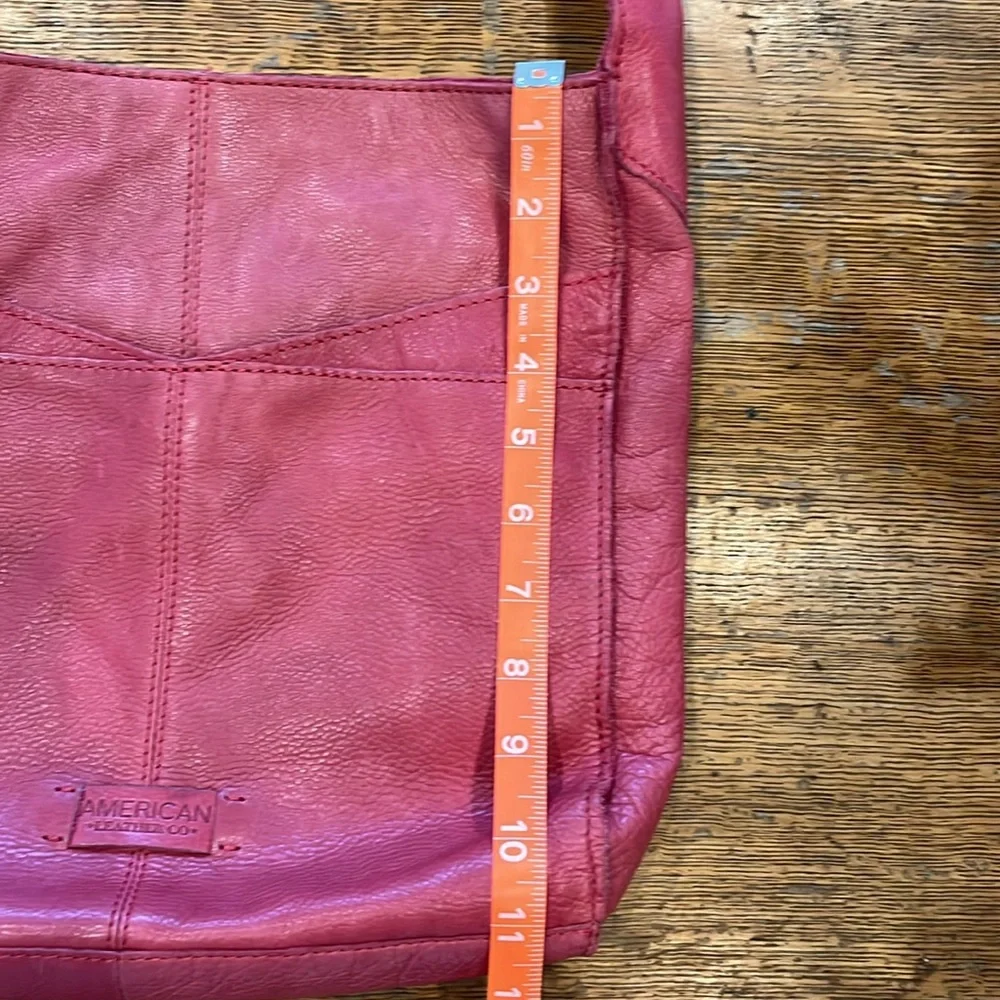 American Leather Co Pink Leather Hobo bag - Picture 7 of 11